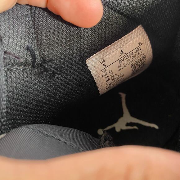 Nike Air Jordan 1 Retro MCS Men's Black White Cleats Baseball - Picture 3 of 5